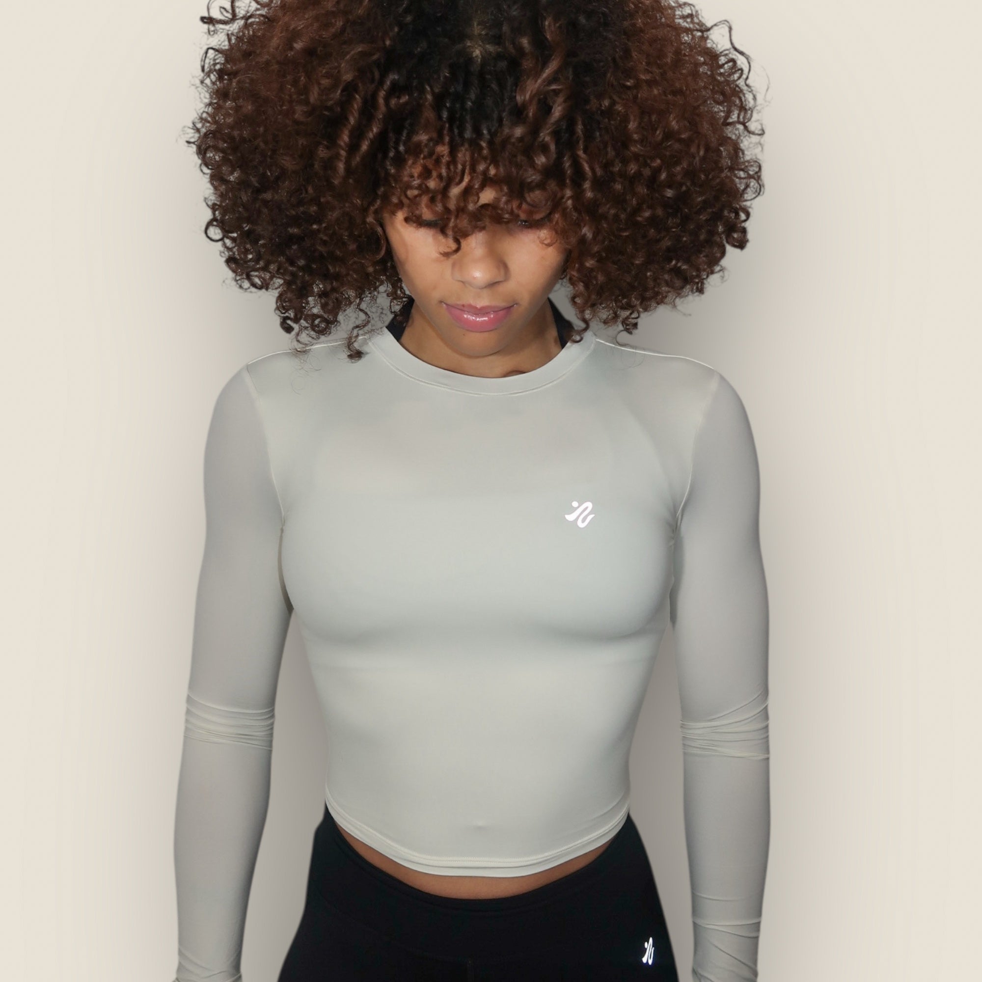 Form Beige Long Sleeve Top