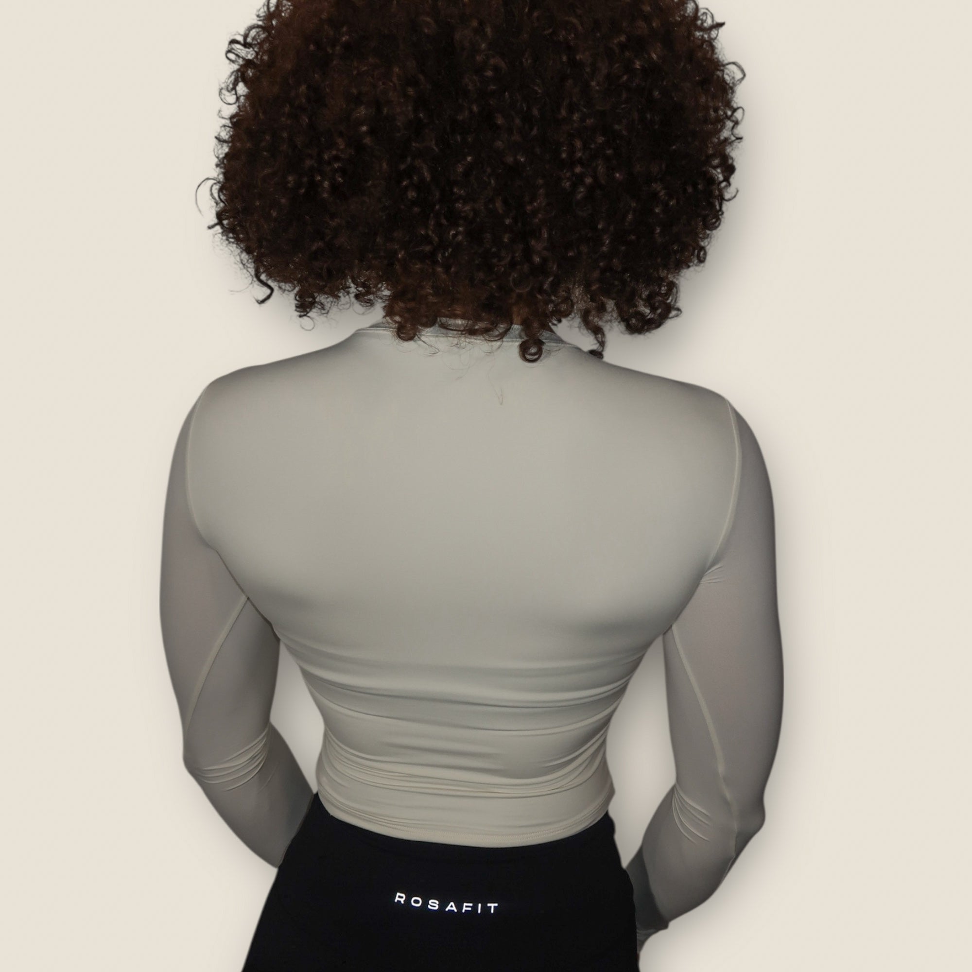 Form Beige Long Sleeve Top