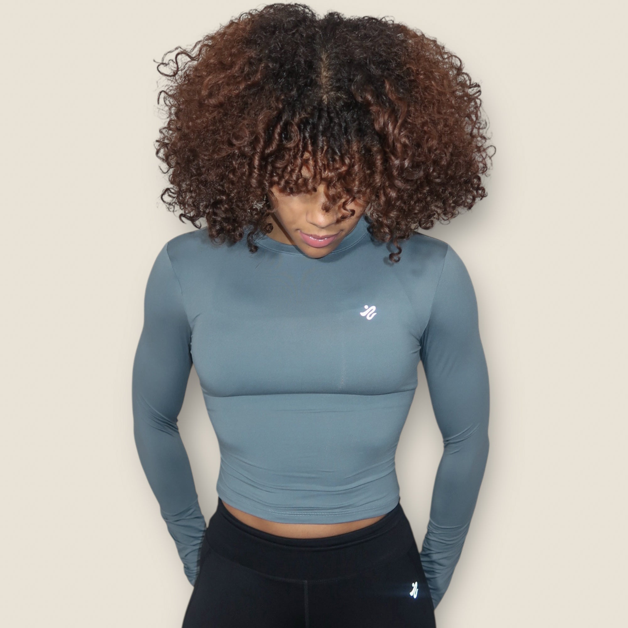 Form Blue Long Sleeve Top