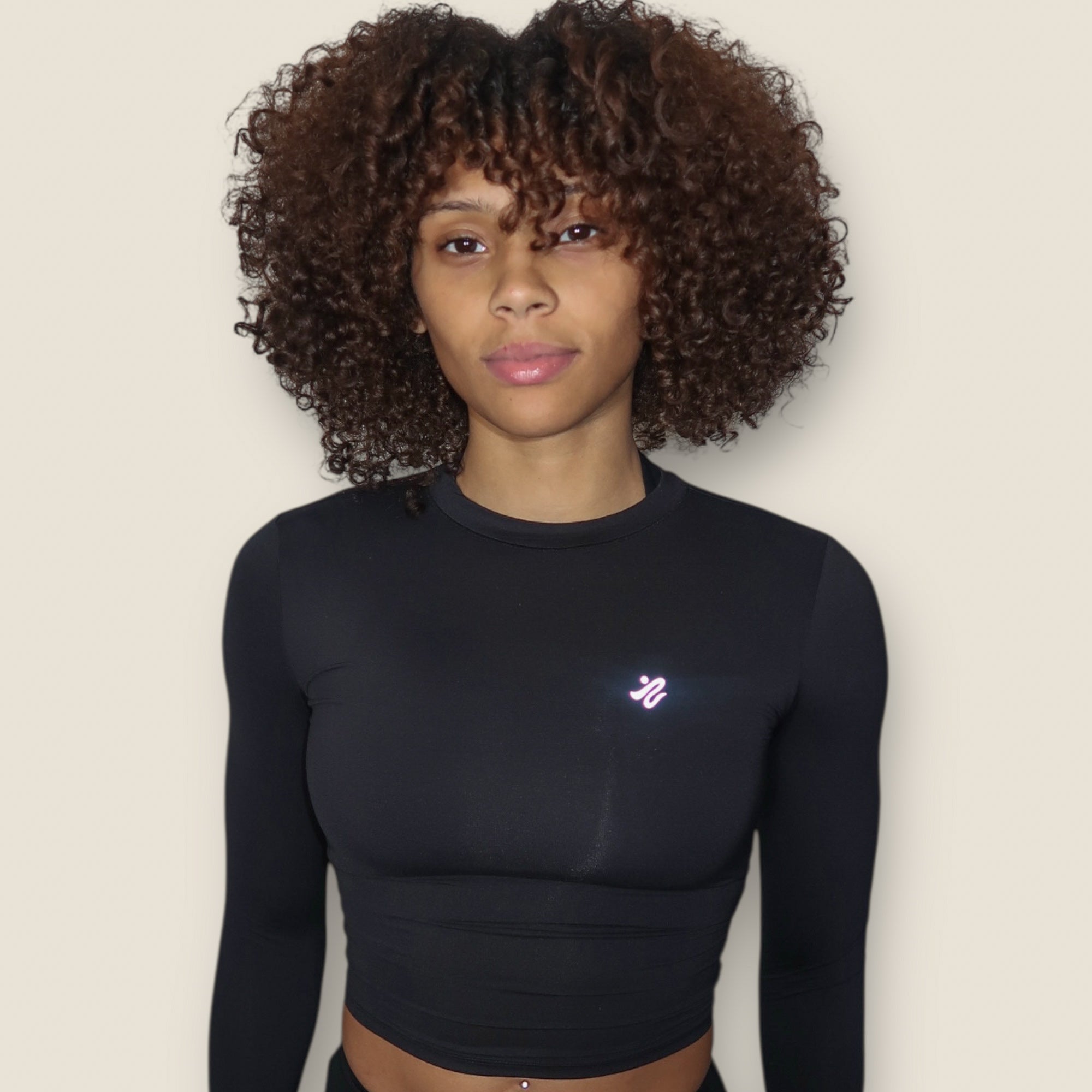Form Black Long Sleeve Top