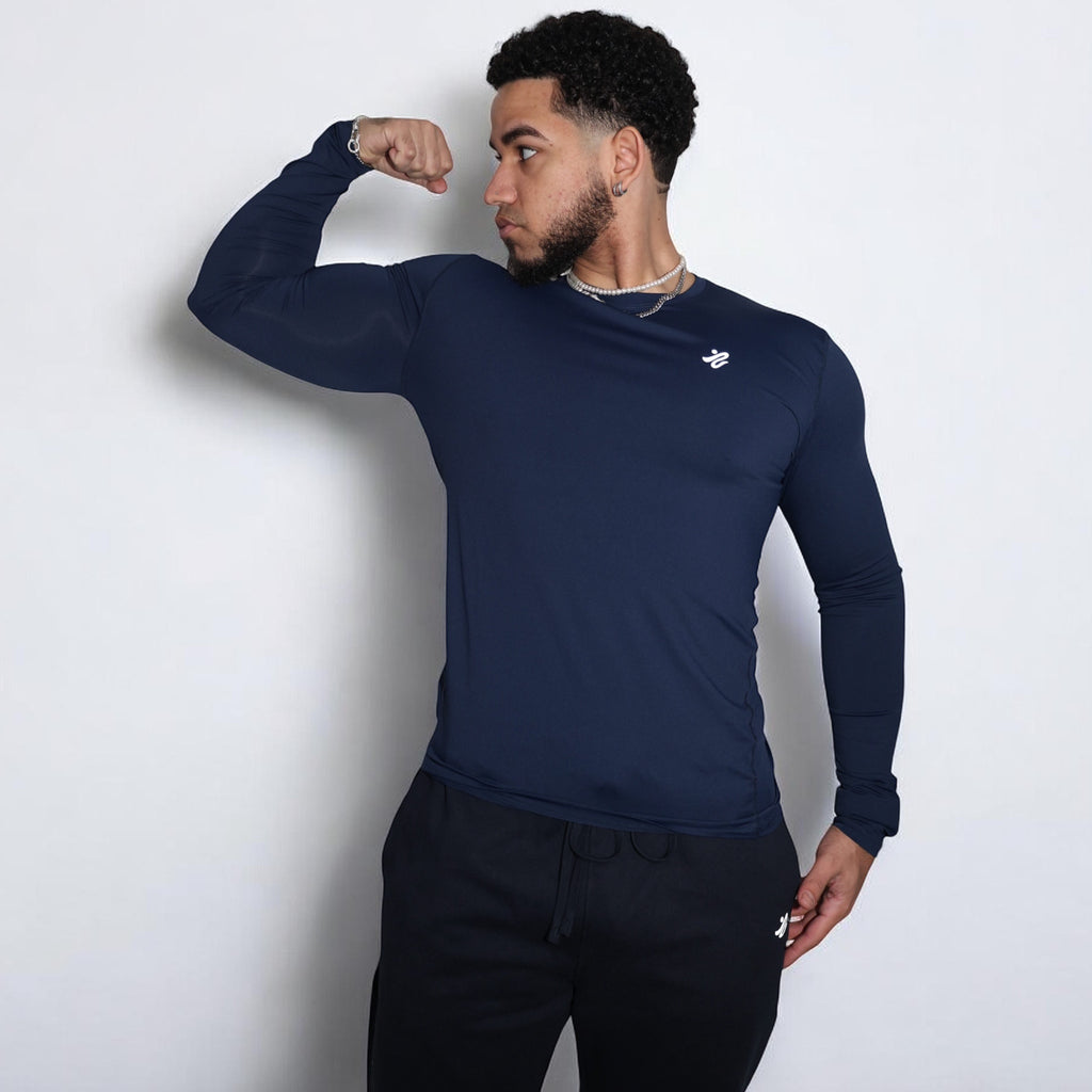 Blue Steel Muscle Long Sleeve
