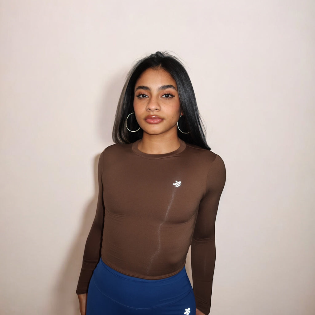 Form Mocha Long Sleeve Top