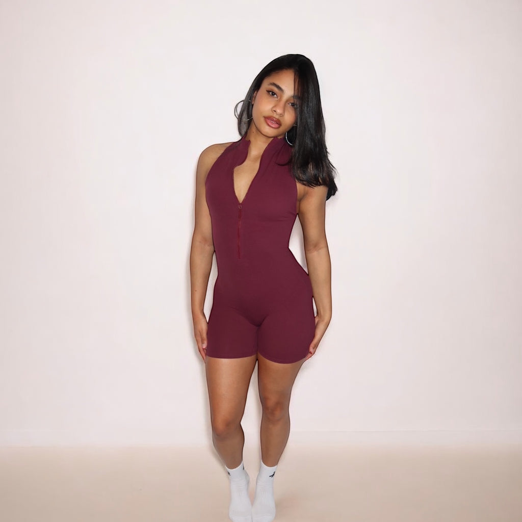 Zip Up Jumpsuit