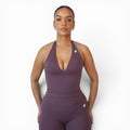 Velvet Plum V-Top