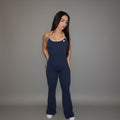 Navy Glow Up Jumpsuit