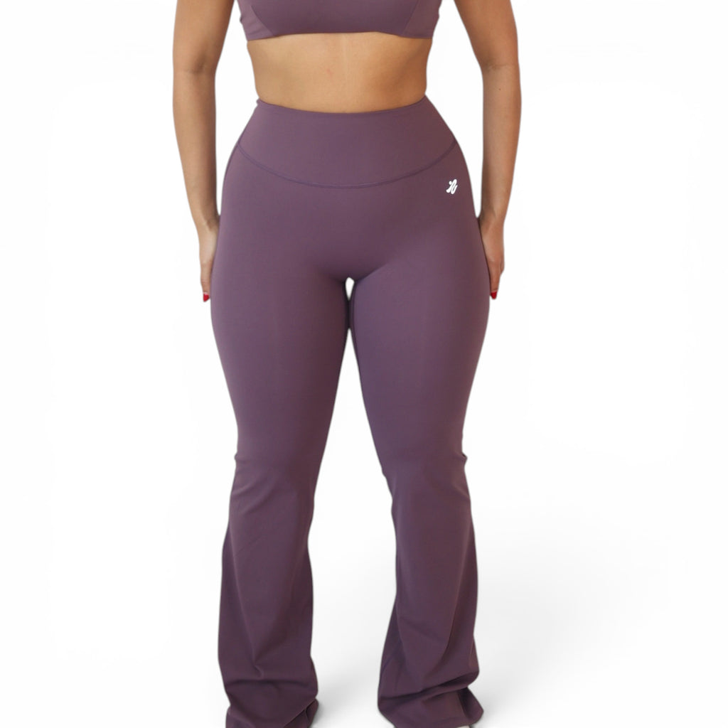 Velvet Plum Flare Legging
