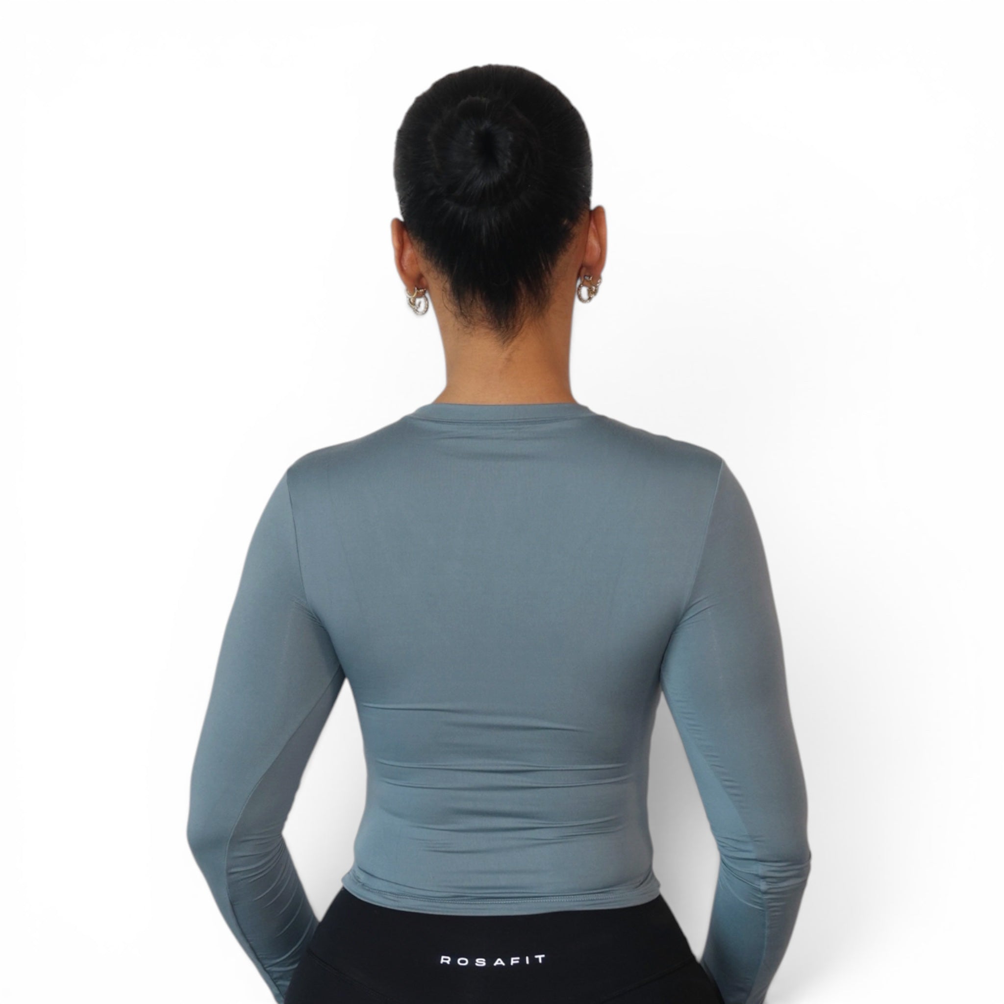 Form BlueGray Long Sleeve Top