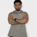Alpha Muscle Taupe Tee