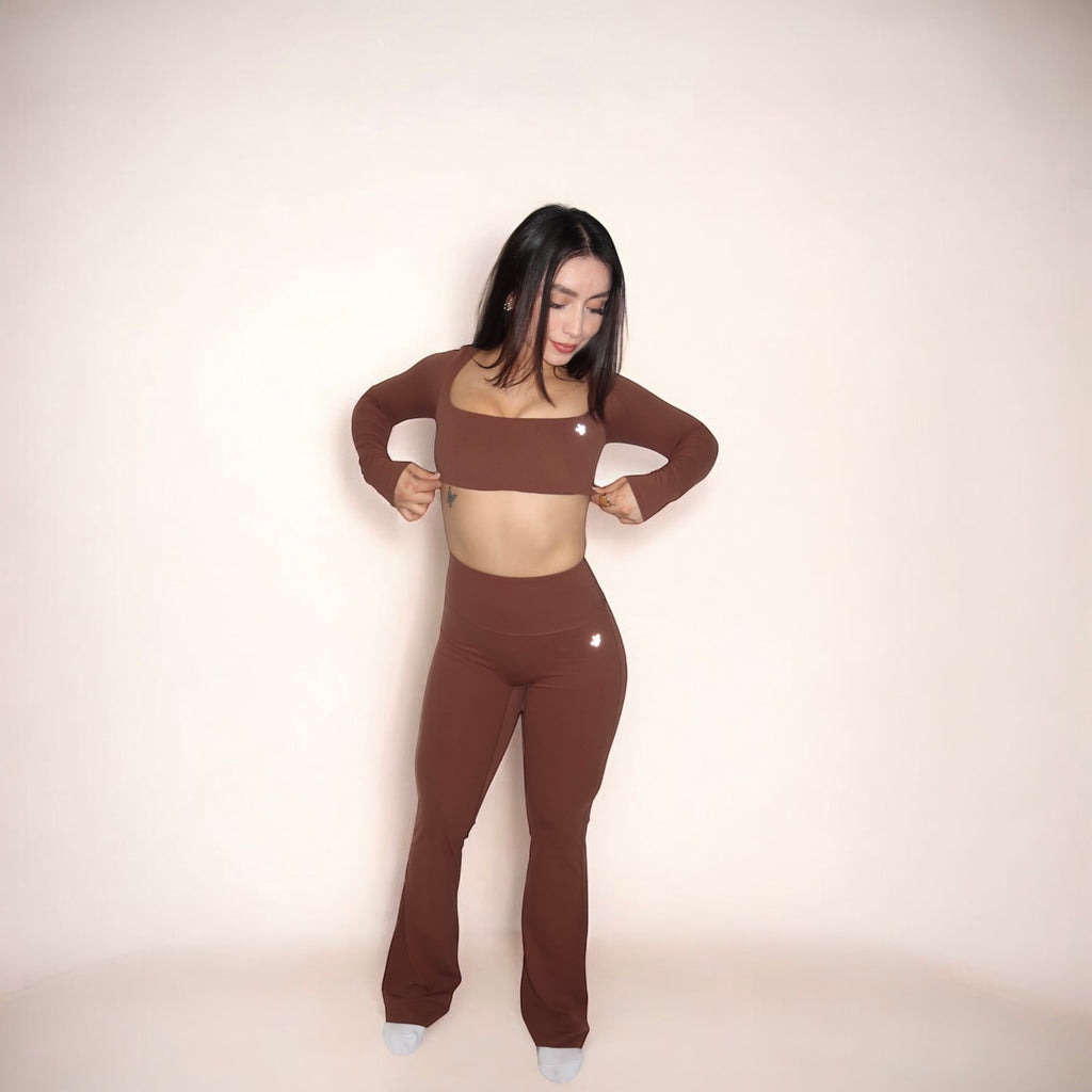 Mocha Crop Top