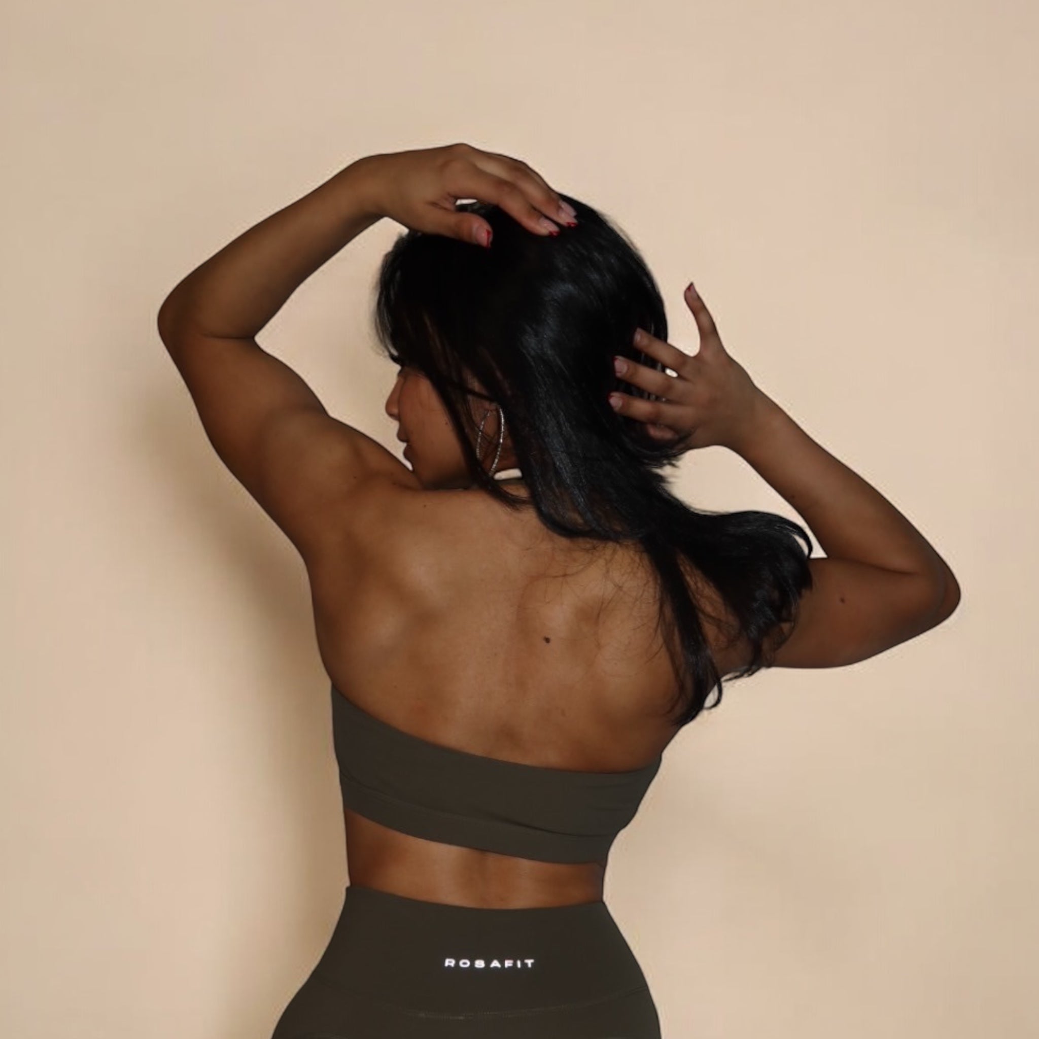 Essence Olive Sports Bra