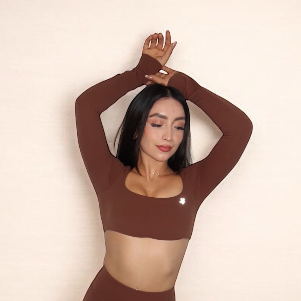 Mocha Crop Top