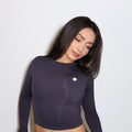 Form Navy Long Sleeve Top