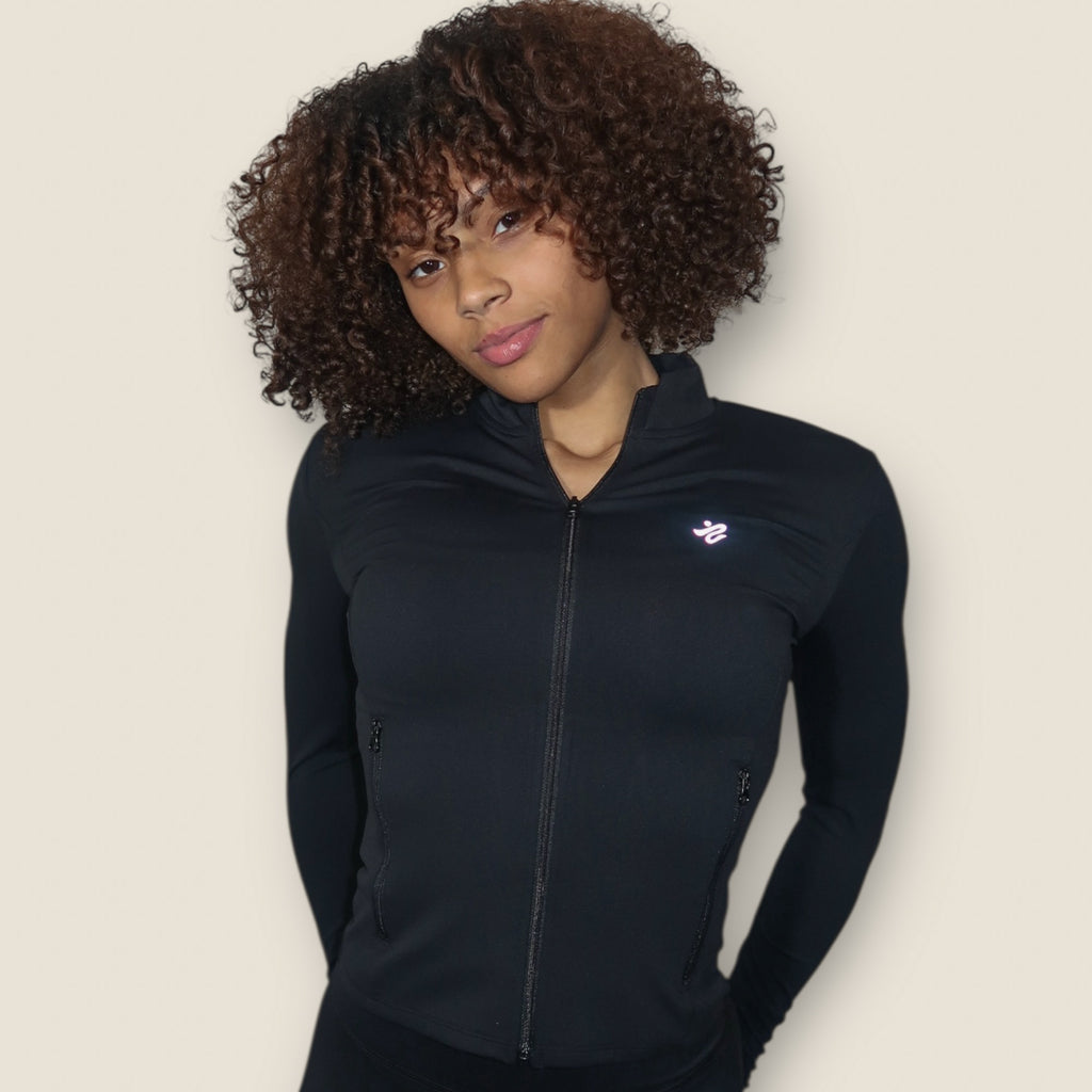 Flex Zip Black Jacket