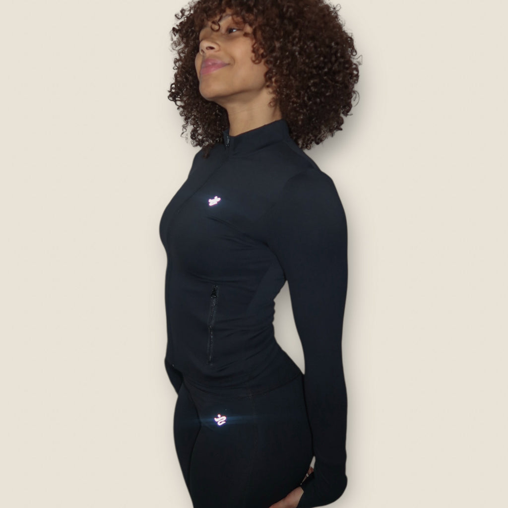 Flex Zip Black Jacket
