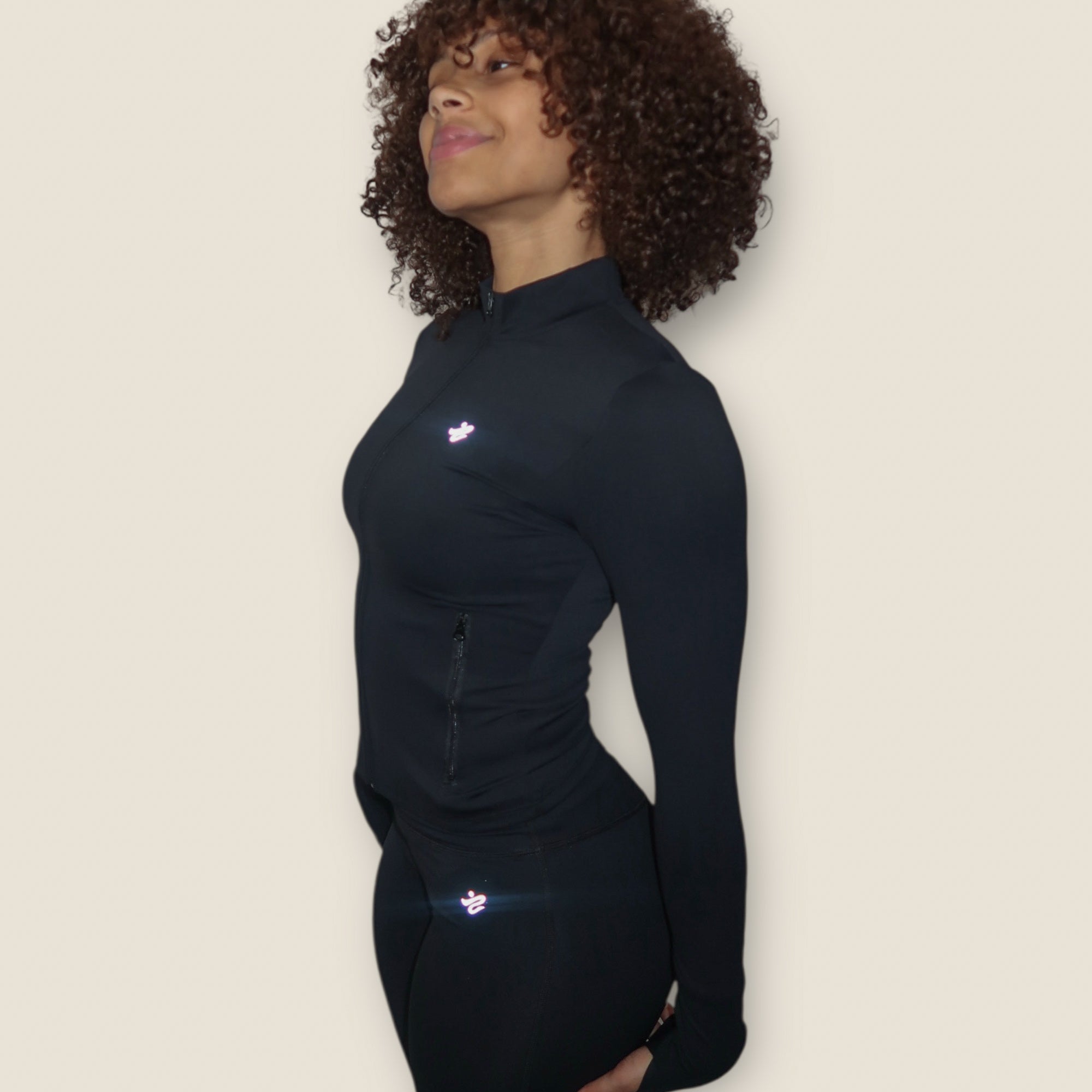 Flex Zip Black Jacket
