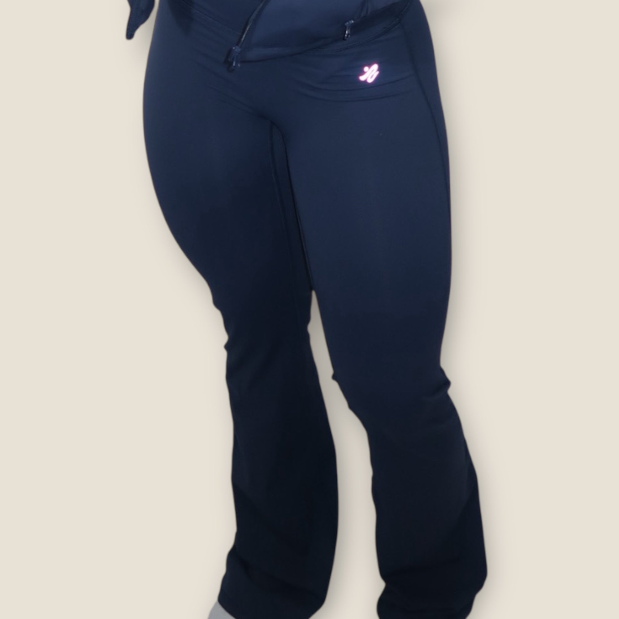 Flex Flare Blue Leggings