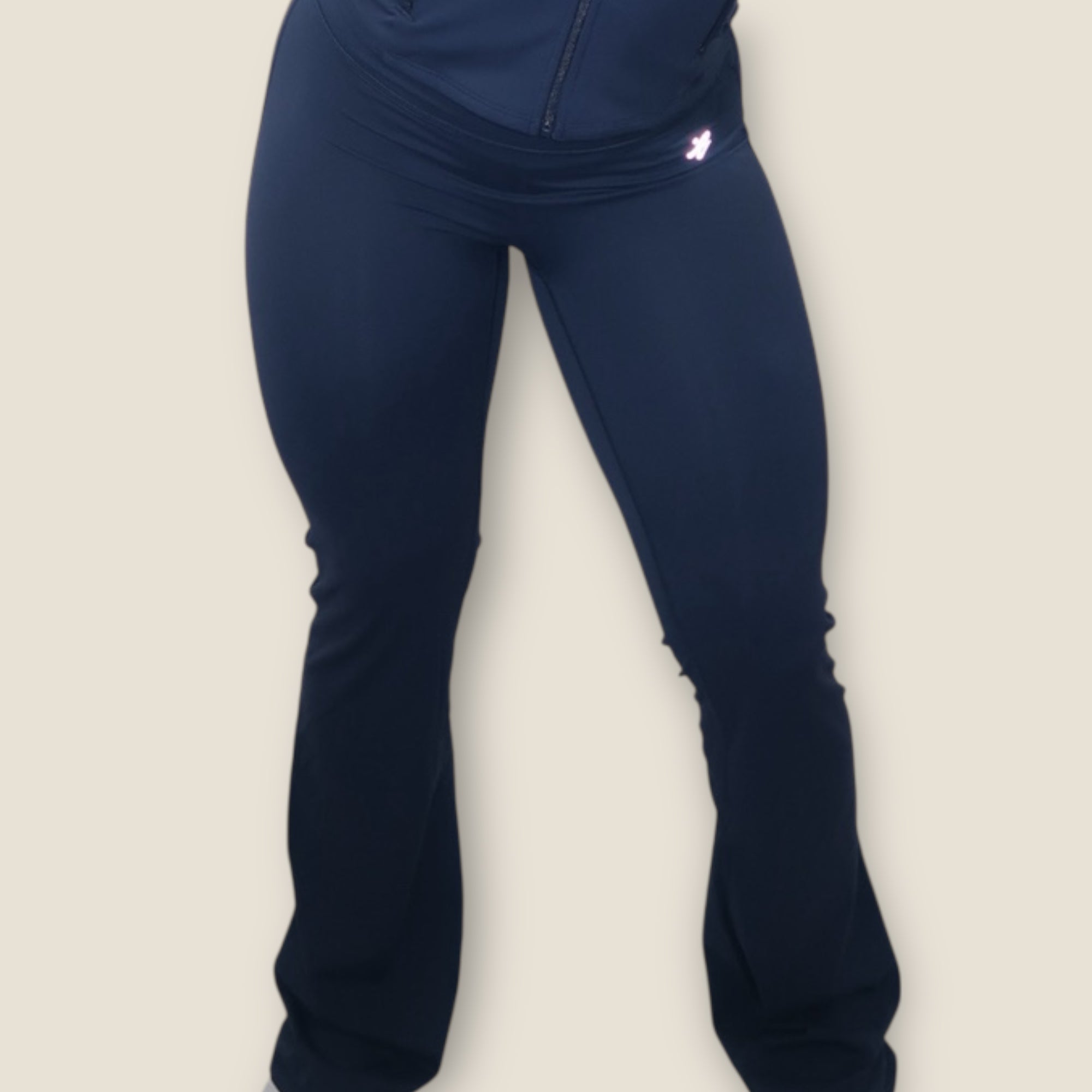 Flex Flare Blue Leggings