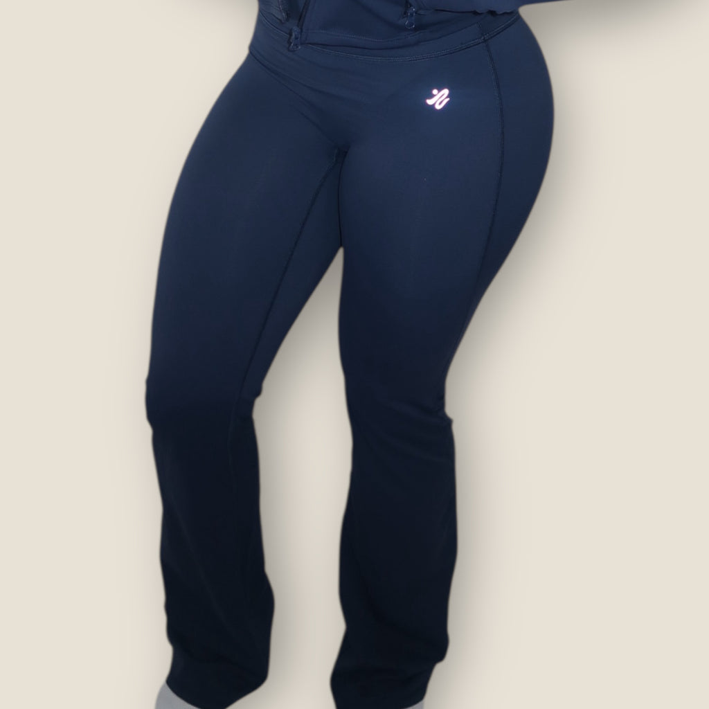 Flex Flare Blue Leggings