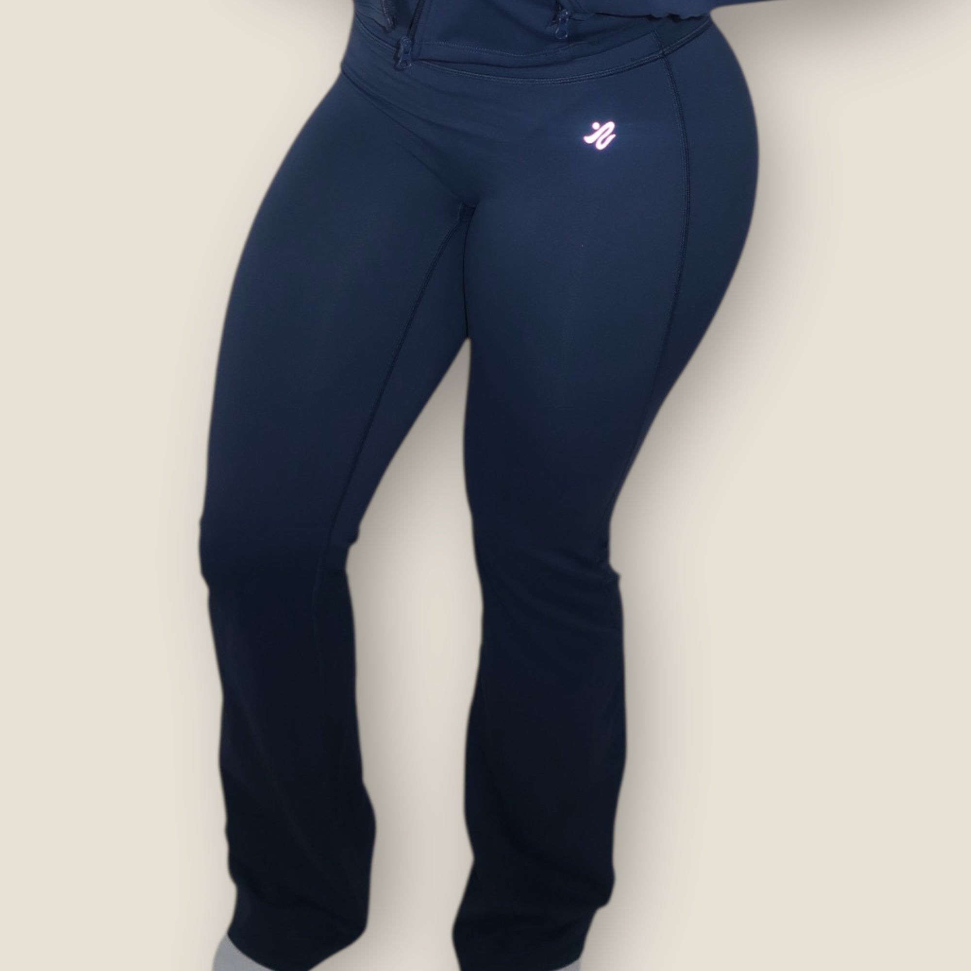 Flex Flare Blue Leggings