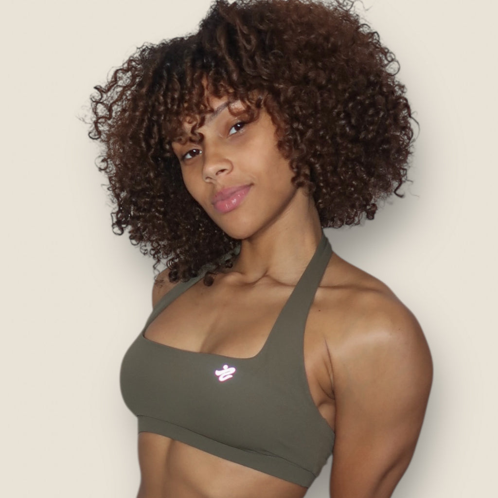 Essence Olive Sports Bra