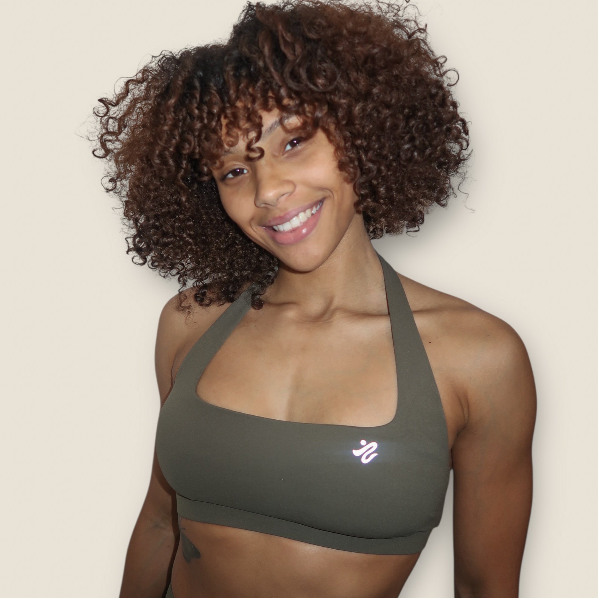 Essence Olive Sports Bra