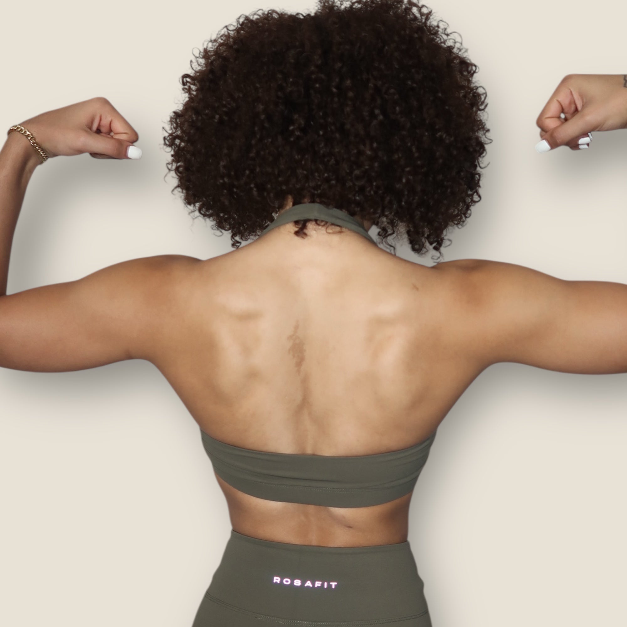 Essence Olive Sports Bra
