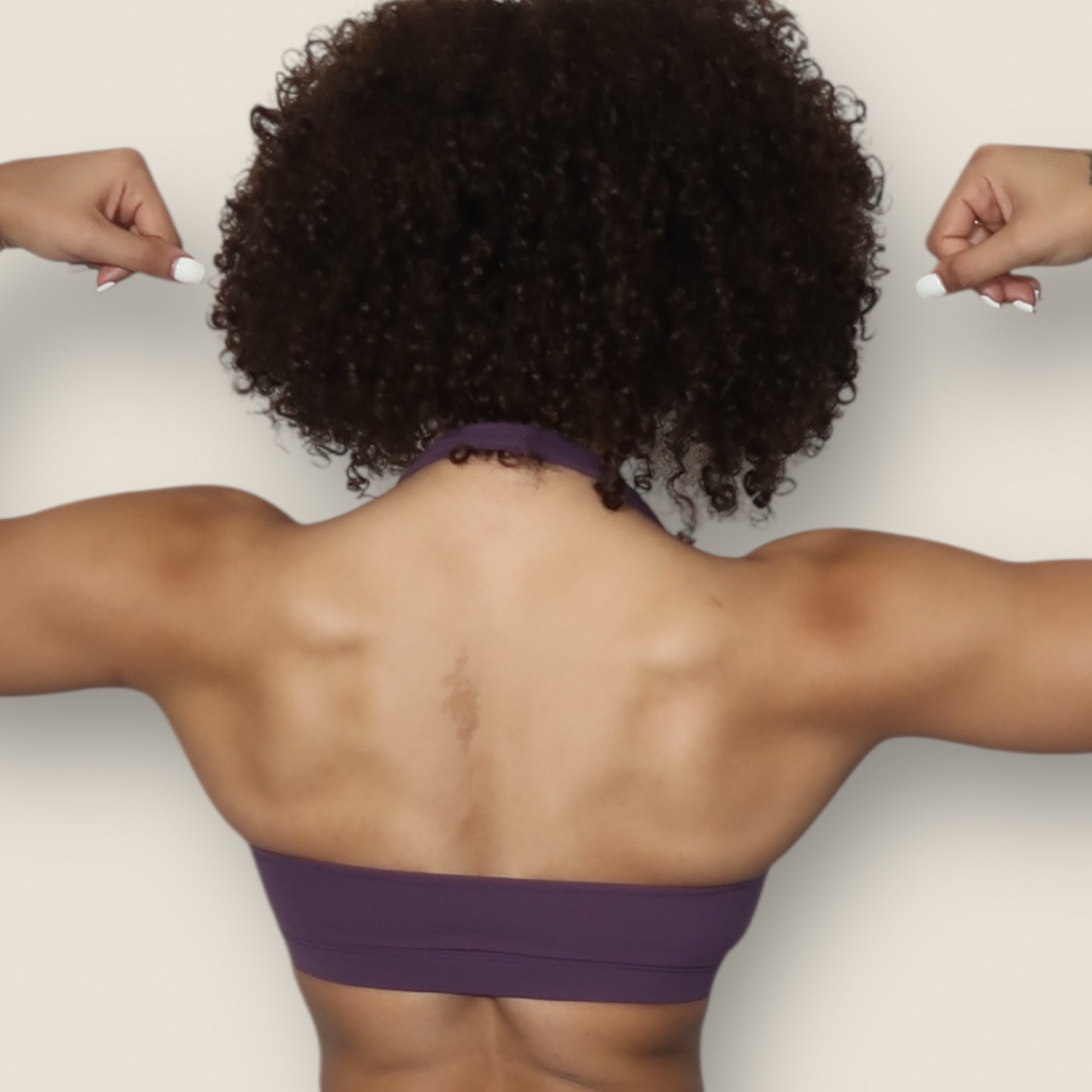 Essence Purple Sports Bra