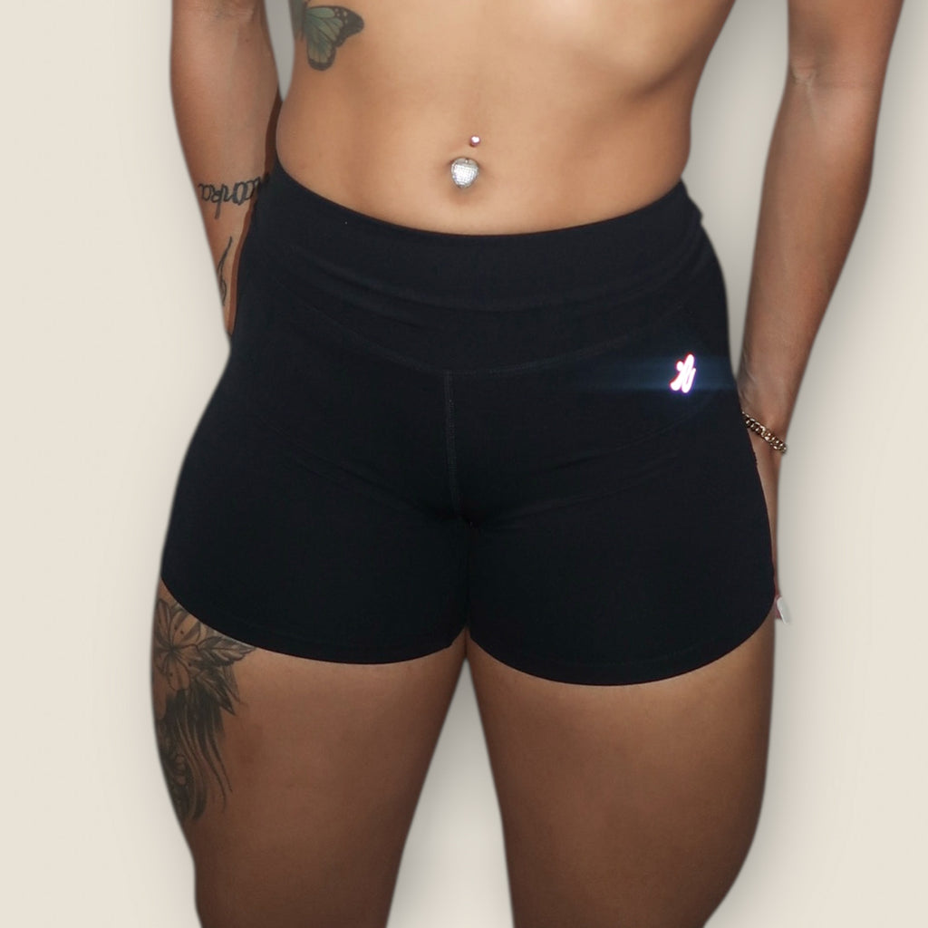 Essence Black Shorts