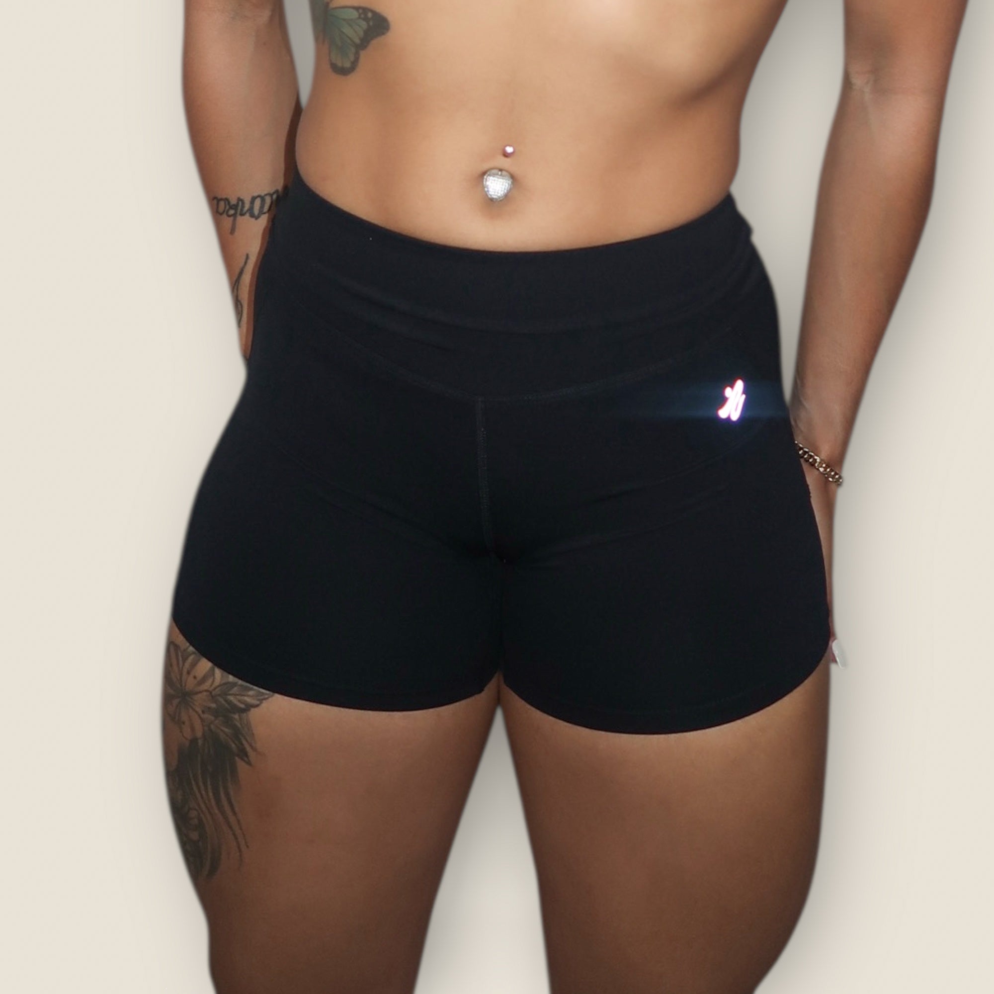 Essence Black Shorts