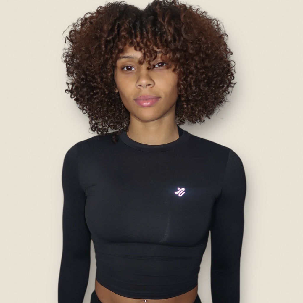 Form Black Long Sleeve Top