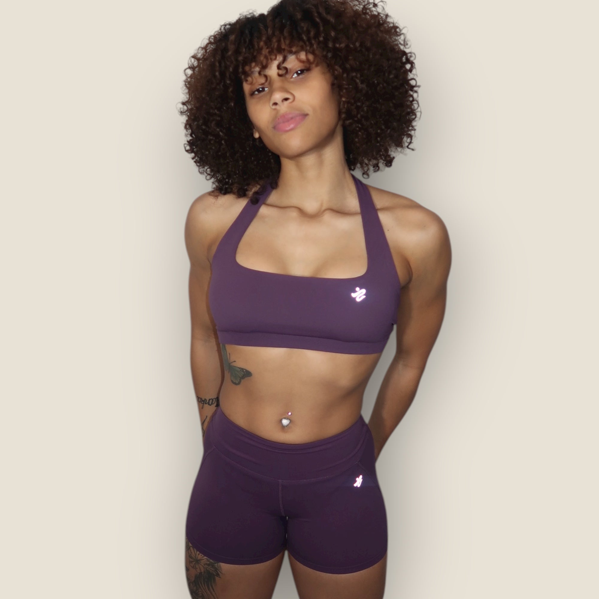 Essence Purple Short Set